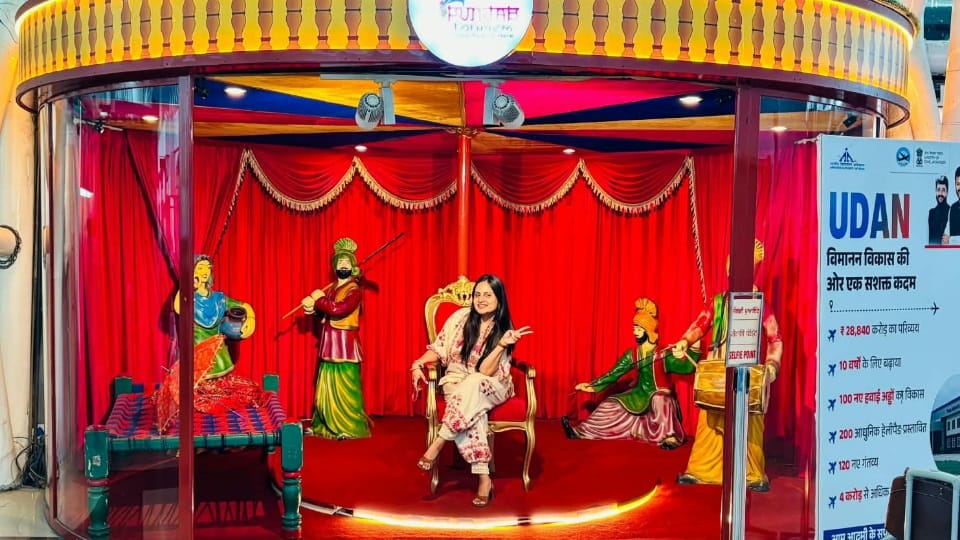 Travelers to connect with Punjab heritage Art culture showcased at Amritsar Airport
