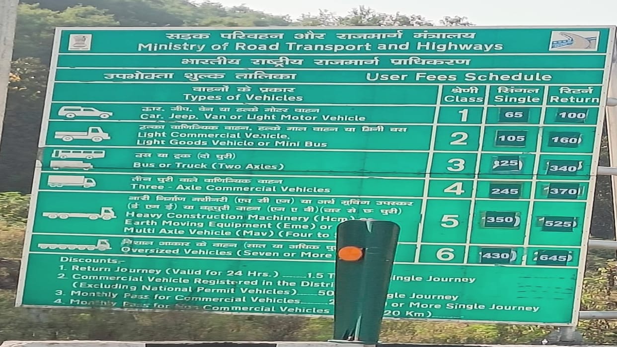 Travel on the Shimla-Mataur four-lane becomes costlier: One-way toll for cars at Ghatta will now be ₹65; new r