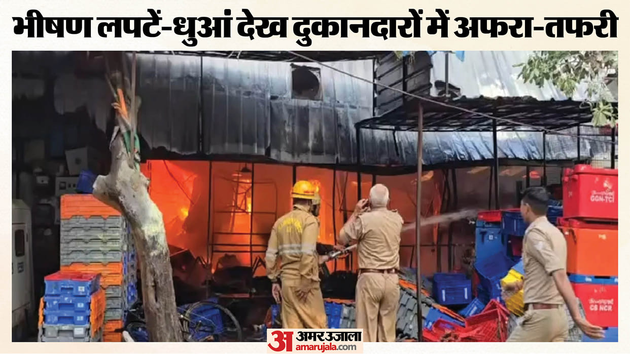 Fire breaks out at online delivery app store in Ghaziabad