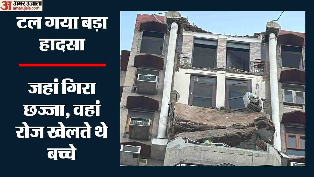 Balcony ledge on 12th floor of Devika Tower Vaishali Sector-4 collapses
