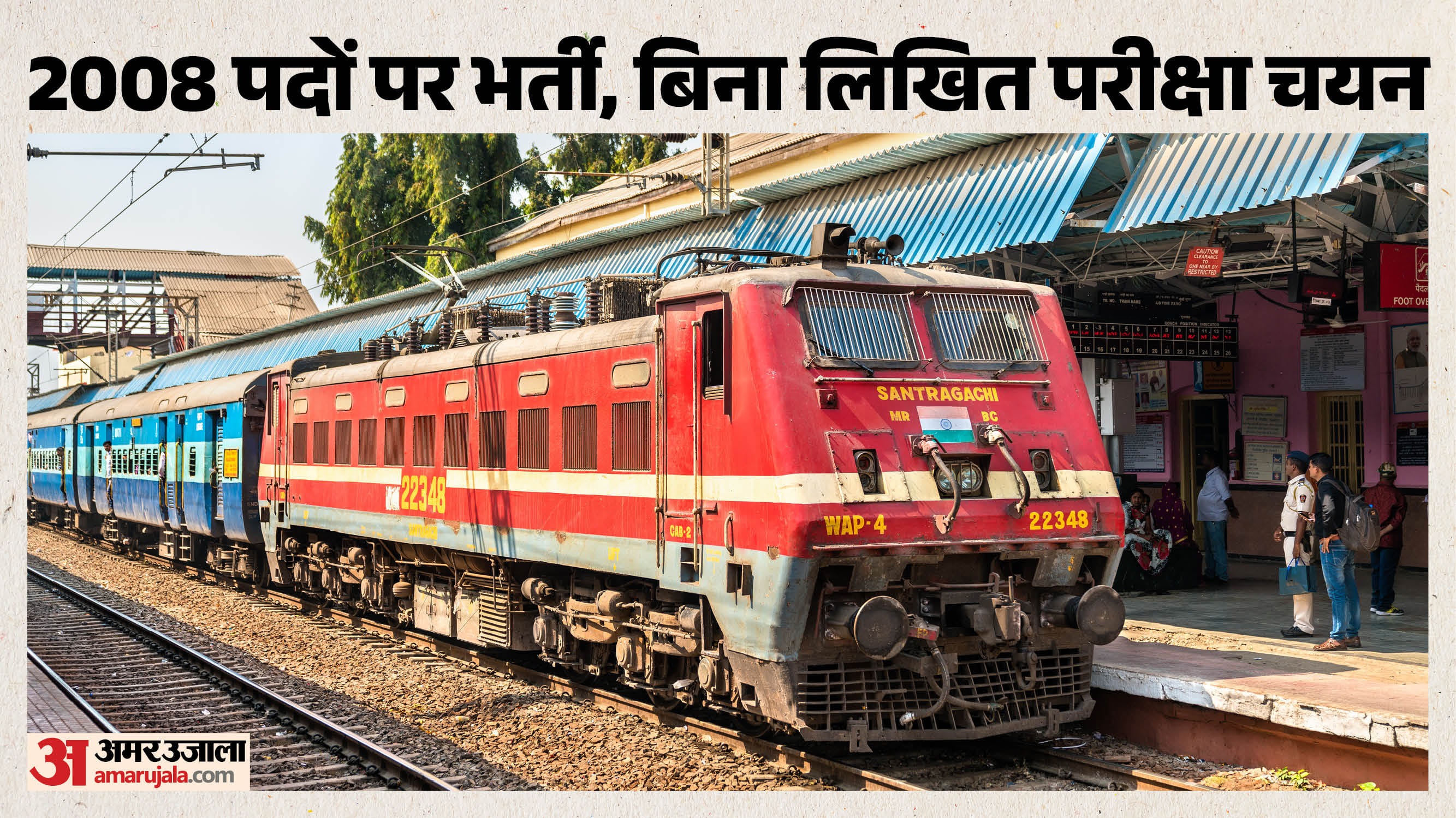 आरआरसी एनडब्ल्यूआर: रेलवे में 2008 अप्रेंटिस पदों पर बंपर भर्ती, 10वीं पास और आईटीआई वालों के लिए मौ