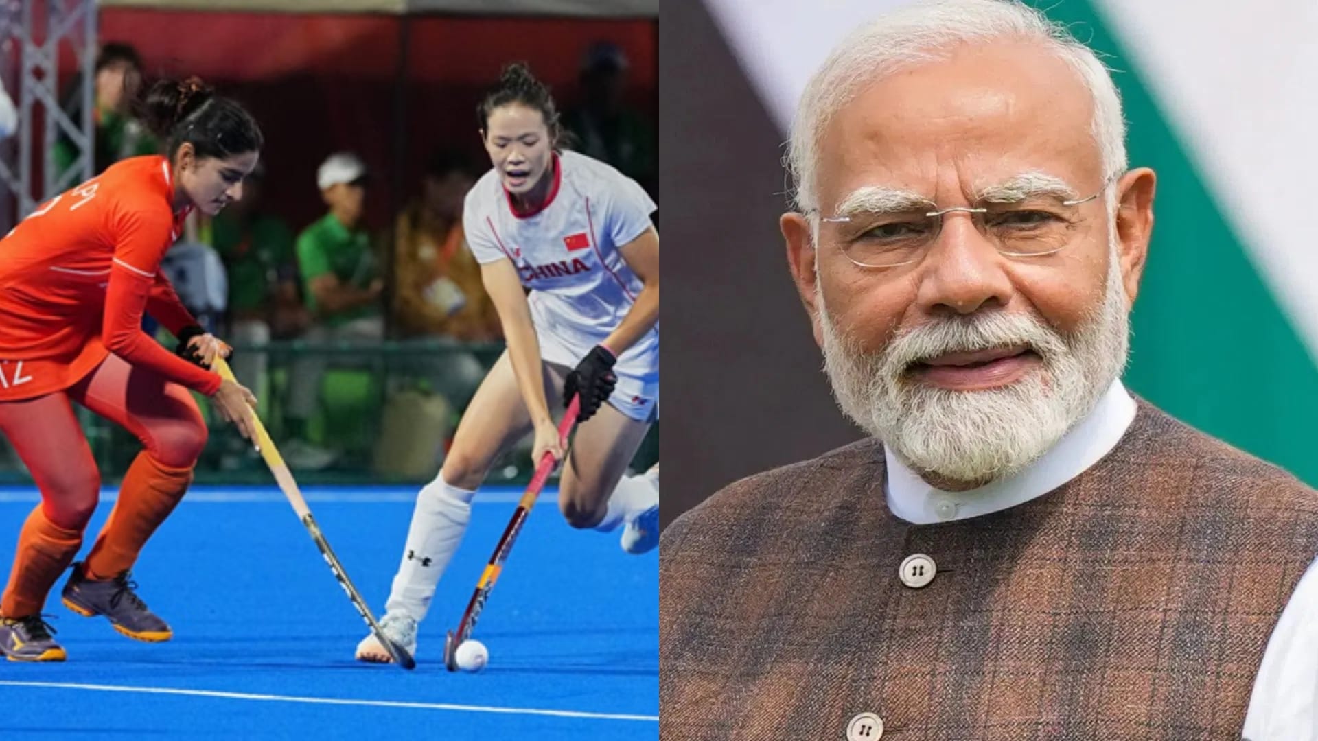 पीएम मोदी ने महिला हॉकी टीम को दी बधाई