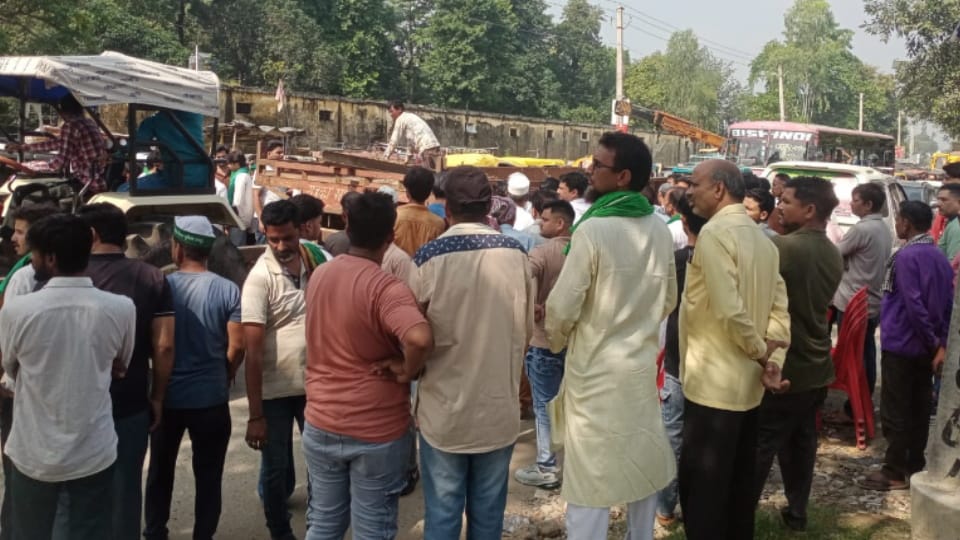 बिजनौर में जाम