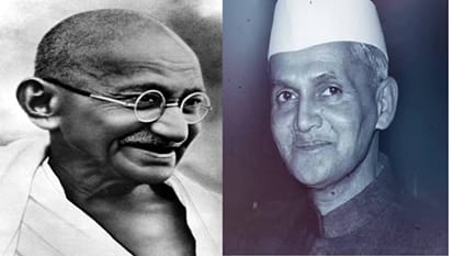 राष्ट्रपिता महात्मा गांधी, पूर्व प्रधानमंत्री लाल बहादुर शास्त्री