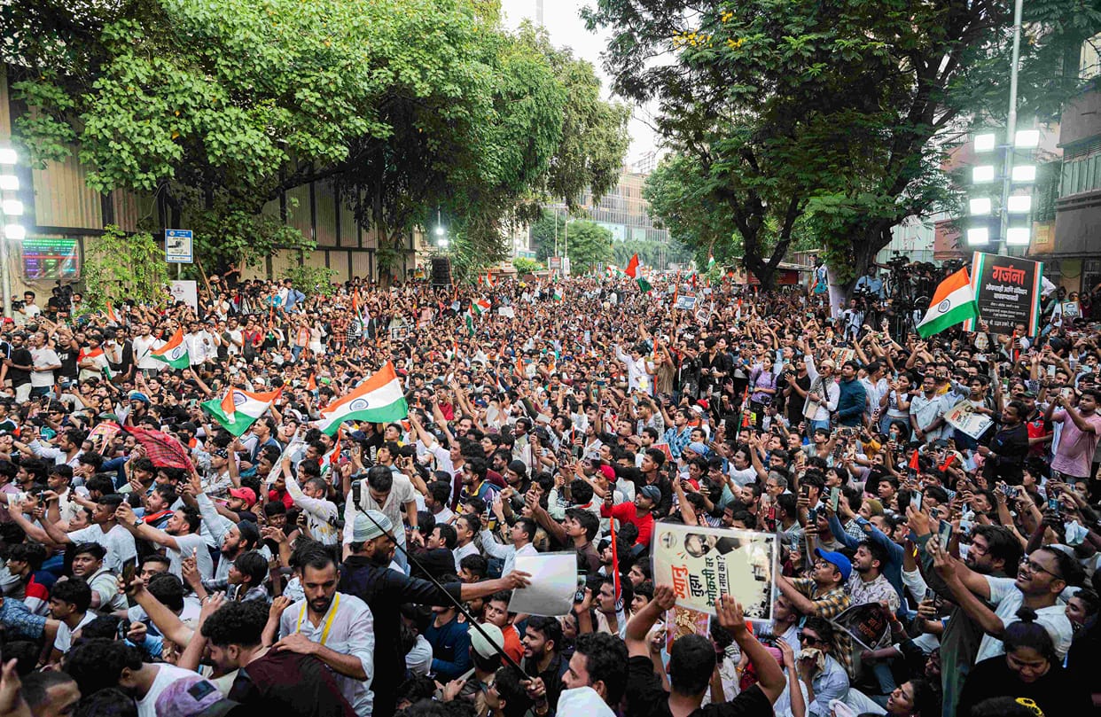 violence during protest unacceptable in democracy