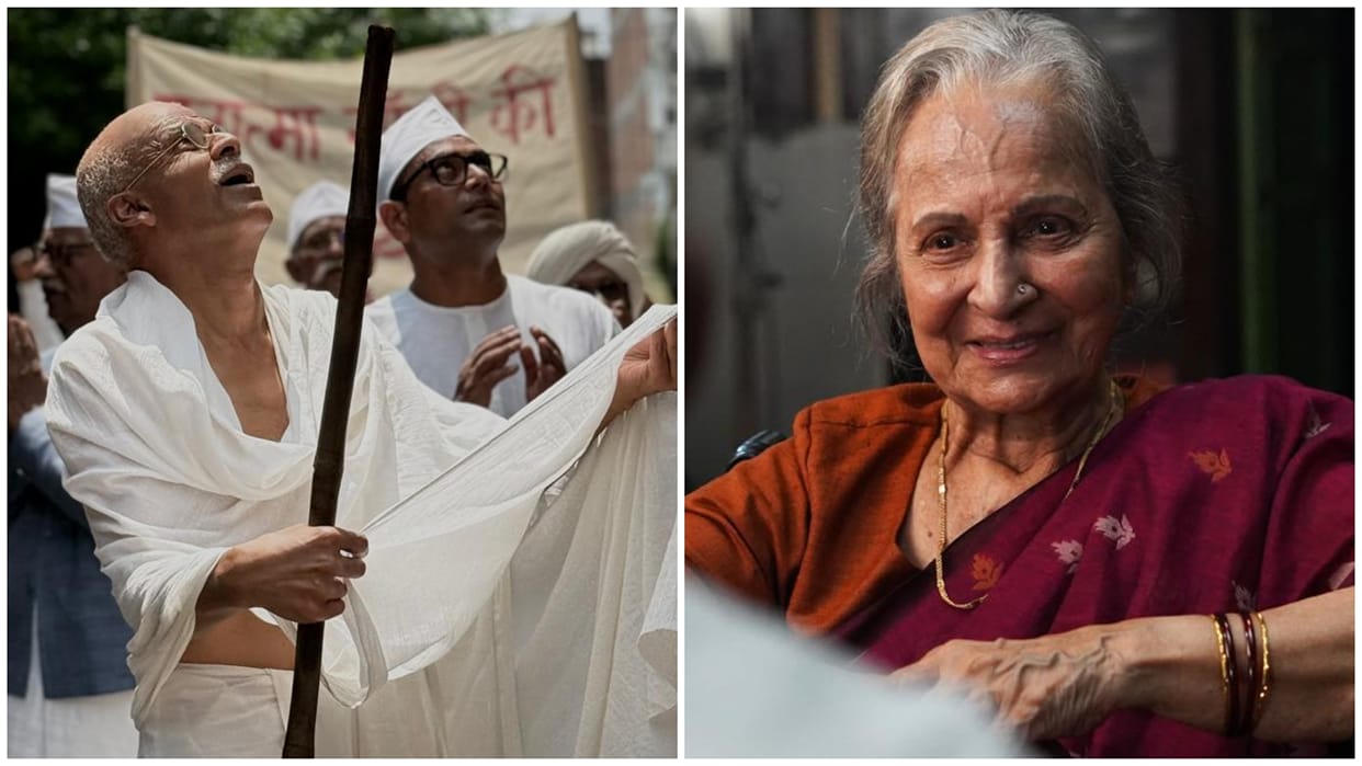 Gandhi And My Mother First Look Manoj Bajpayee And Waheeda Rehman Lead Sudhir Mishra Period Drama