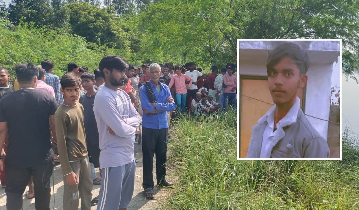 Hardoi Youth drowns in drain friend saved by his father NDRF recovers body family devastated