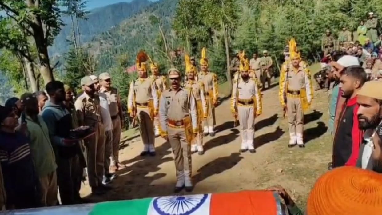 Rafiq, who lost his life in the firing, was bid farewell with teary eyes.