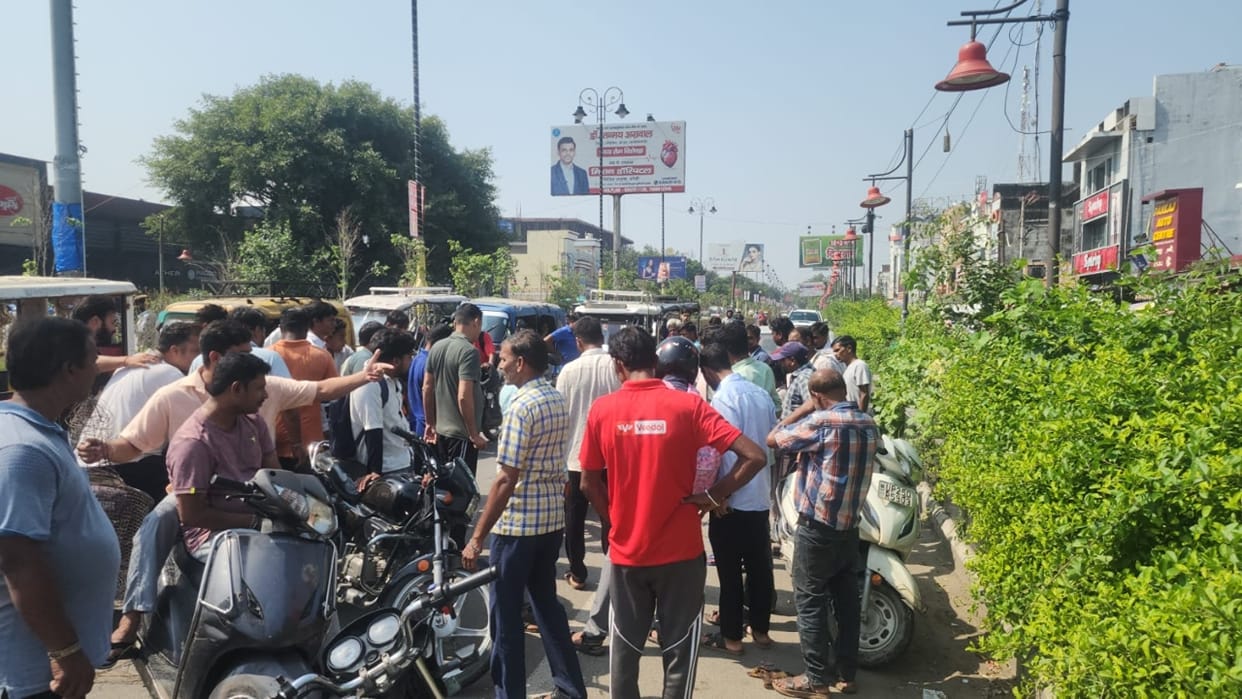Snake bites young man riding a bike in bareilly