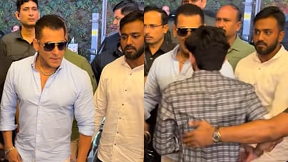 Salman Khan Attend Veer Pahariya and Sajid Nadiadwala Niece Aafiya Sayed film Prem Keetanu Screening in mumbai