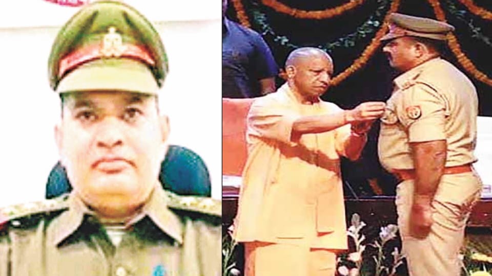 STF Inspector Sunil Kumar Honoured Posthumously for Bravery, Son Vows to Follow His Father's Path