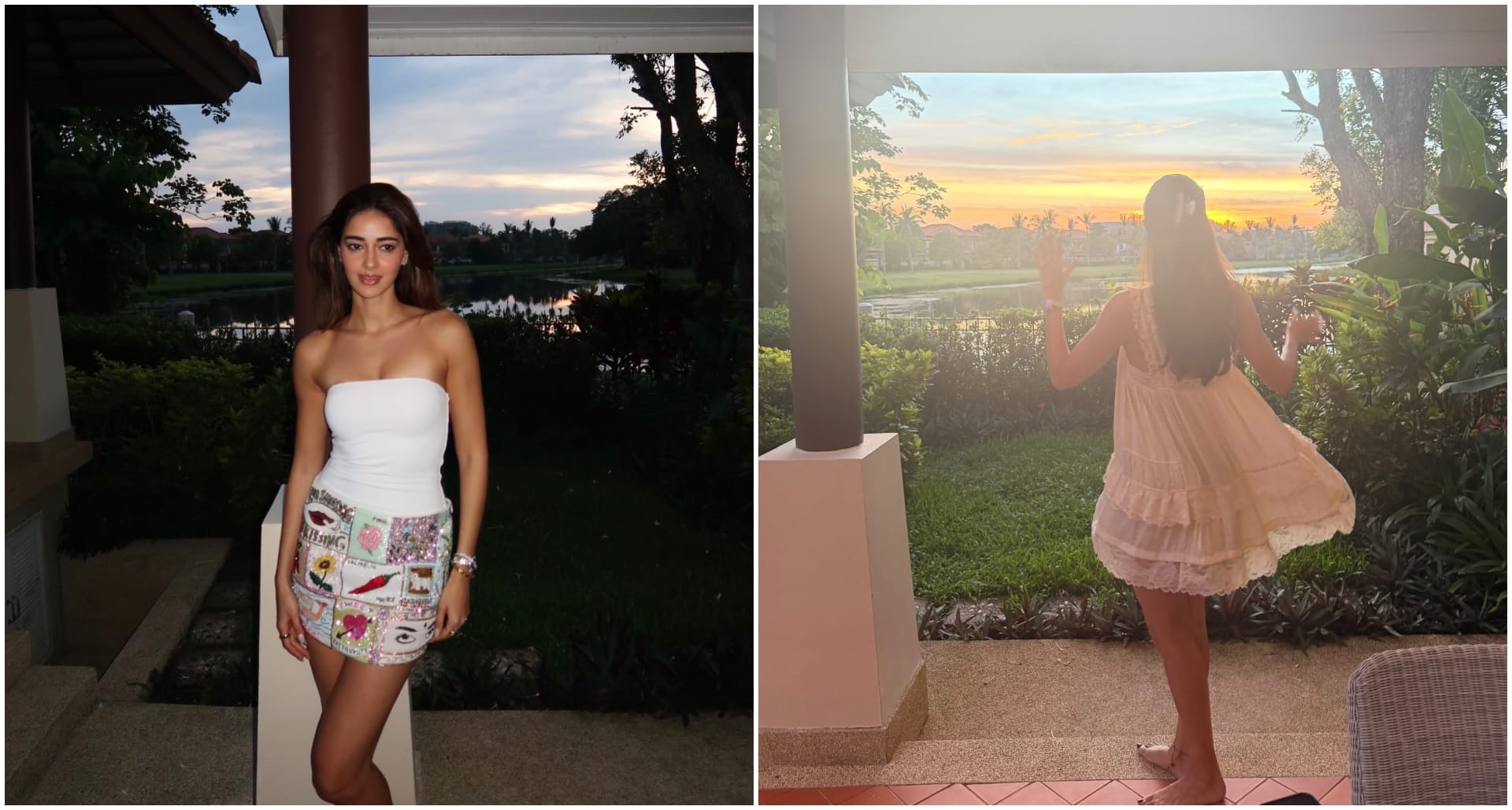 Ananya Panday share photos on social media skirt catch attention users give reaction