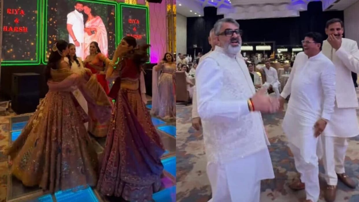 viral bahu dance on sasur se ghunghat kar lungi song front of father in law reaction viral wedding video