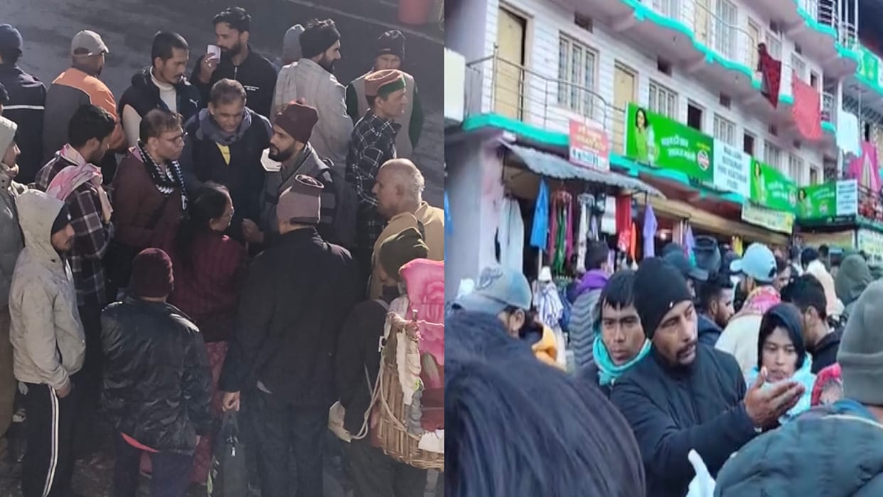 Yamunotri Dham Scuffle Among Porter Agency Workers at Janki Chatti Creates Panic Among Pilgrims Uttarkashi