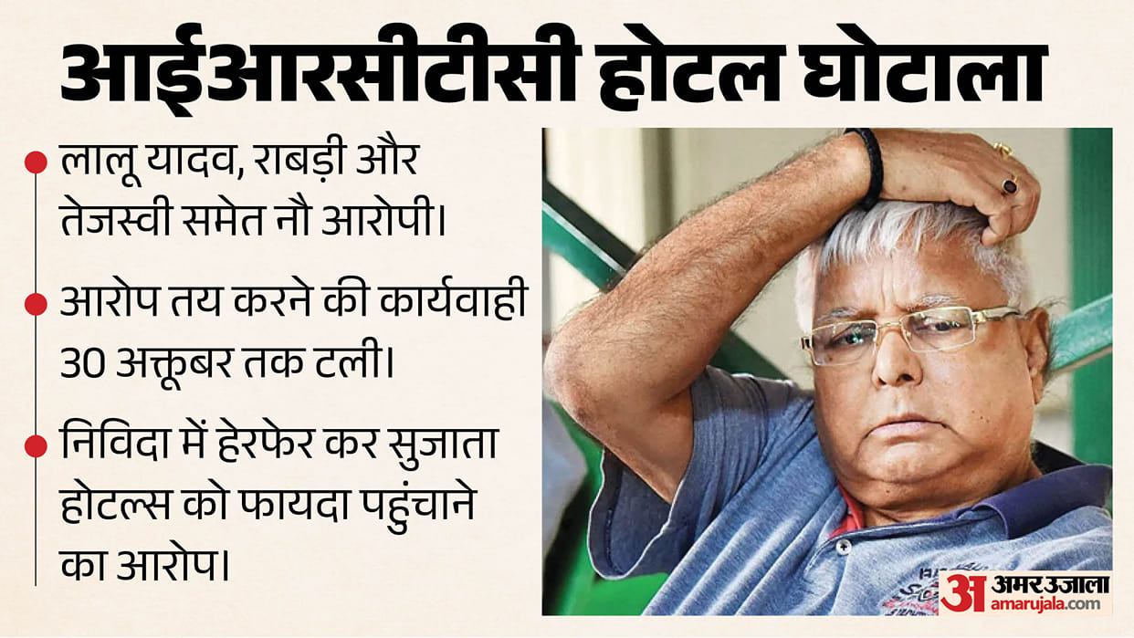 Delhi Court Defers Charges in IRCTC Hotel Scam Case Lalu Yadav, Rabri Devi