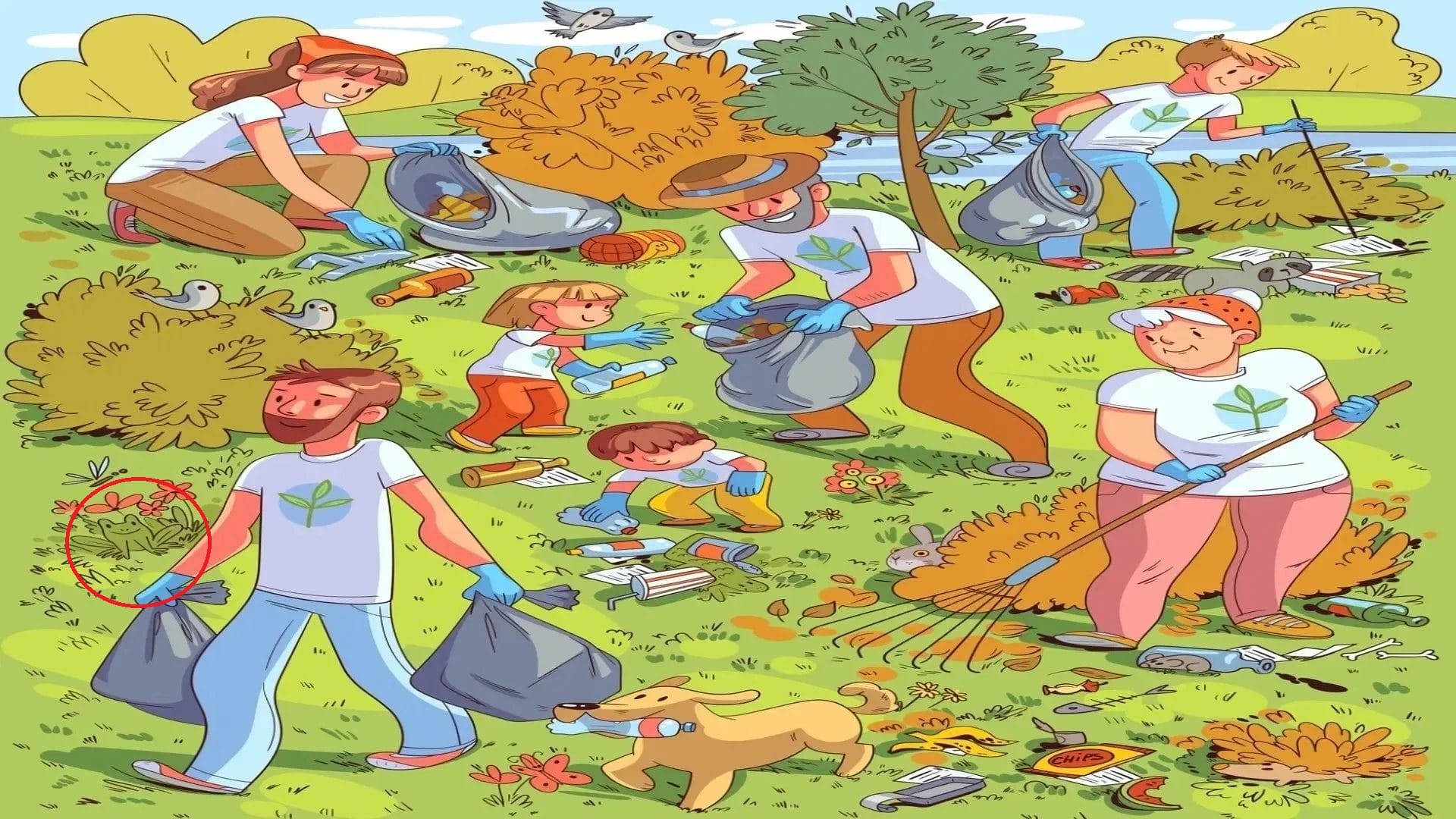 Can you spot frog in optical illusion picture you have only 15 minuts