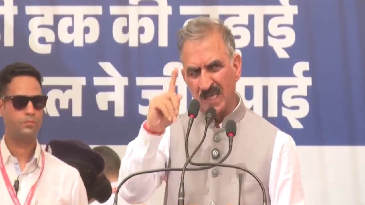 मुख्यमंत्री सुखविंद्र सिंह सुक्खू।