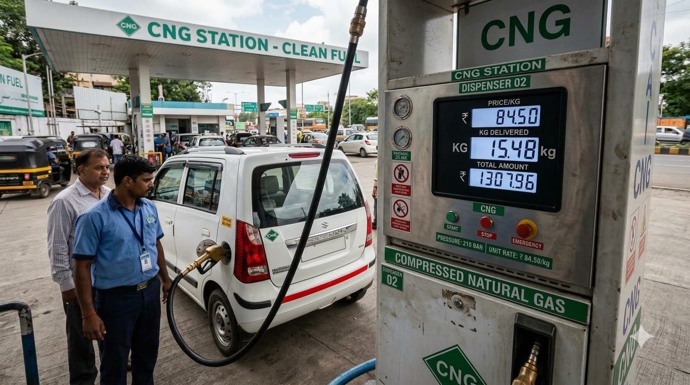 CNG Car Fuel Meter Reading: How to Check KG and Rupees While Refueling