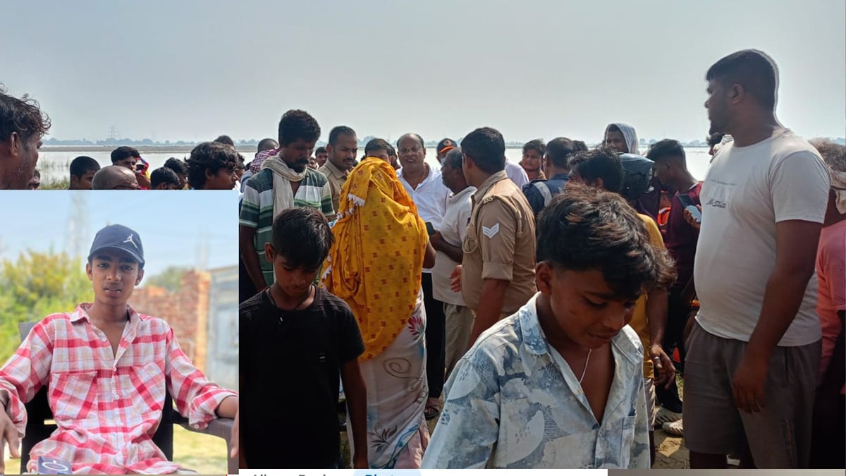 गोरखपुर न्यूज: राप्ती नदी में मछली पकड़ते समय हादसा, 18 साल के अंश की मौत;15 घंटे बाद मिला शव