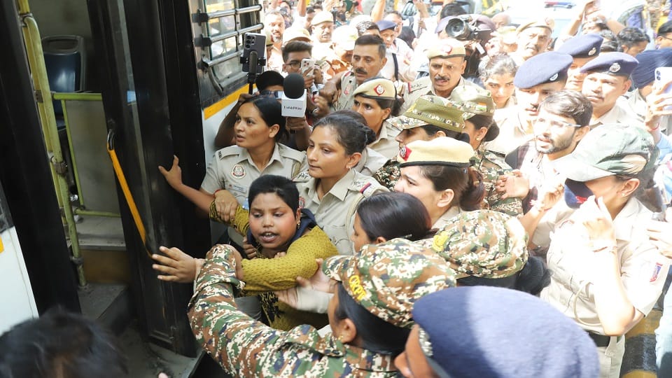 Delhi Police registered three FIRs regarding protests against CEC gyanesh kumar