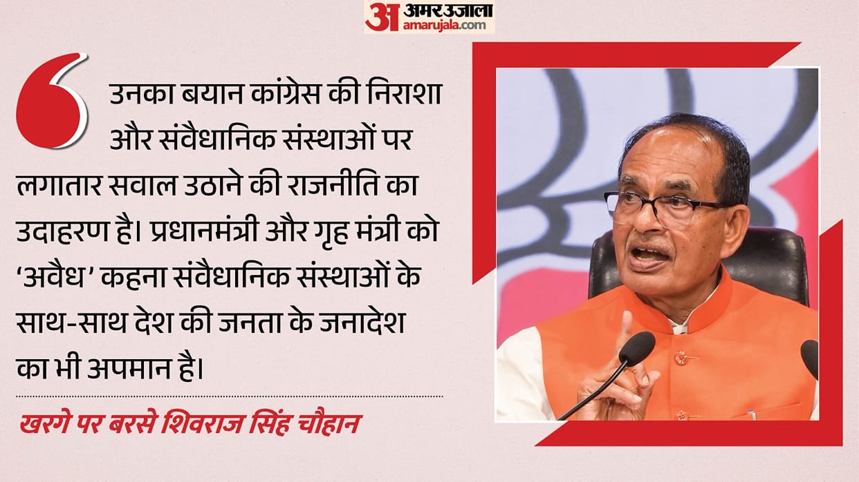 'Insult to people's mandate': Shivraj Chouhan slams Kharge over 'illegal' remark on Modi, Shah