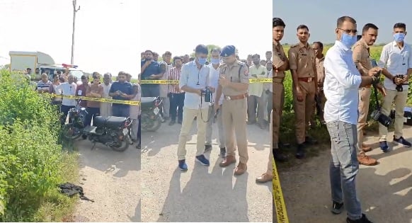जालौन: सड़क पर बाइक संग खून से लथपथ मिला अधेड़ का शव, परिजनों ने जताई हत्या की आशंका, पुलिस मान रही हादसा