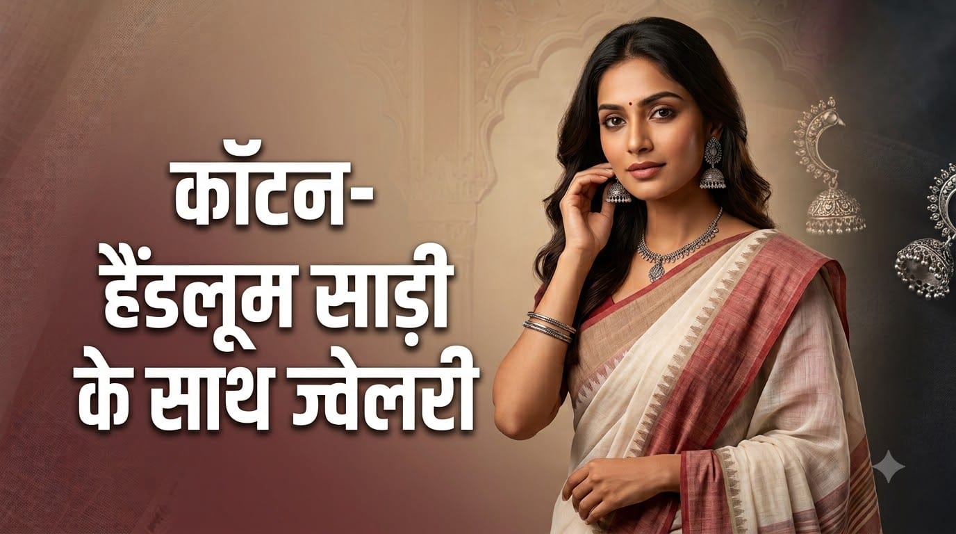Best Jewellery for Karwa Chauth: Choose Jewellery According to Saree Fabric and Colour