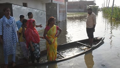 Flood havoc in Lucknow: Water levels up to five feet inside homes, threat of snakes; residents displaced; crop