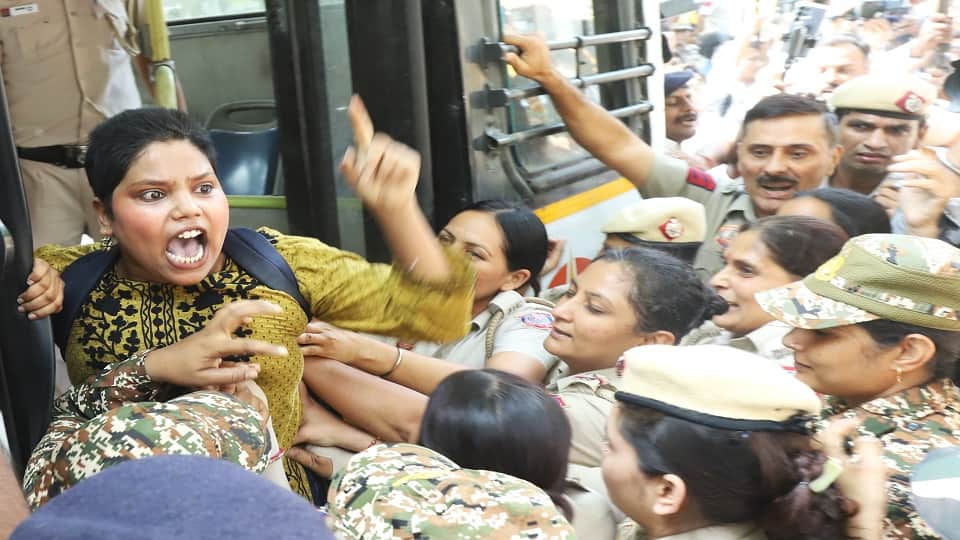 Delhi Police registered three FIRs regarding protests against CEC gyanesh kumar