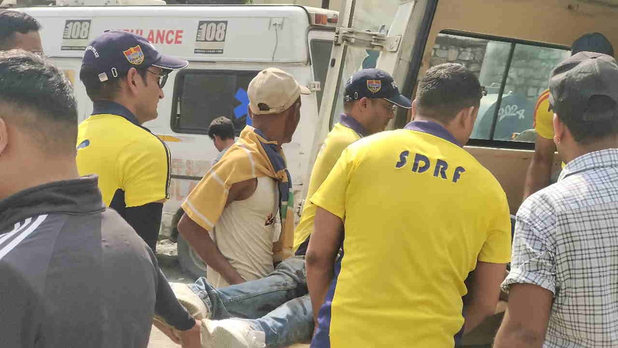 Dehradun sahastradhara car accident car falls 50 metres Into deep gorge three injured