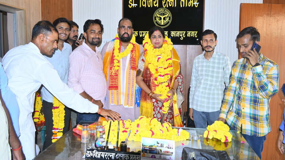 कानपुर: सरसौल ब्लॉक प्रमुख डॉ. विजय रत्ना बनीं भाजपा मीडिया पैनलिस्ट, हुआ भव्य स्वागत