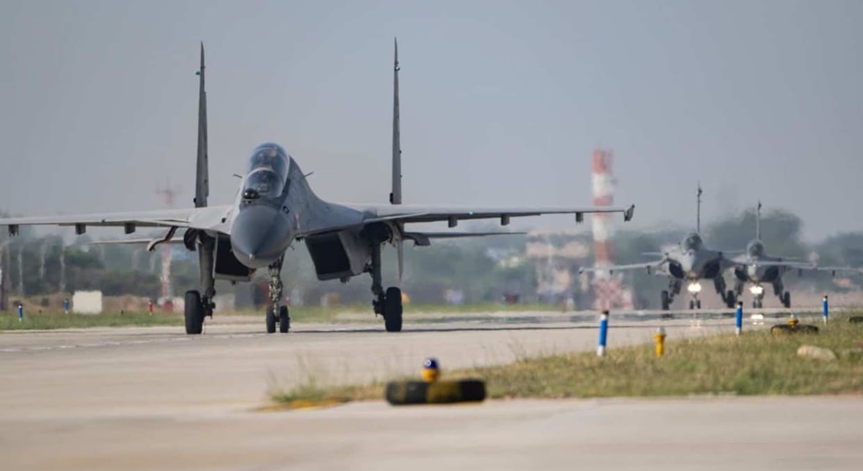 tarang shakti 2026 tejas rafale f35 joint formation indian air force jodhpur multinational air exercise