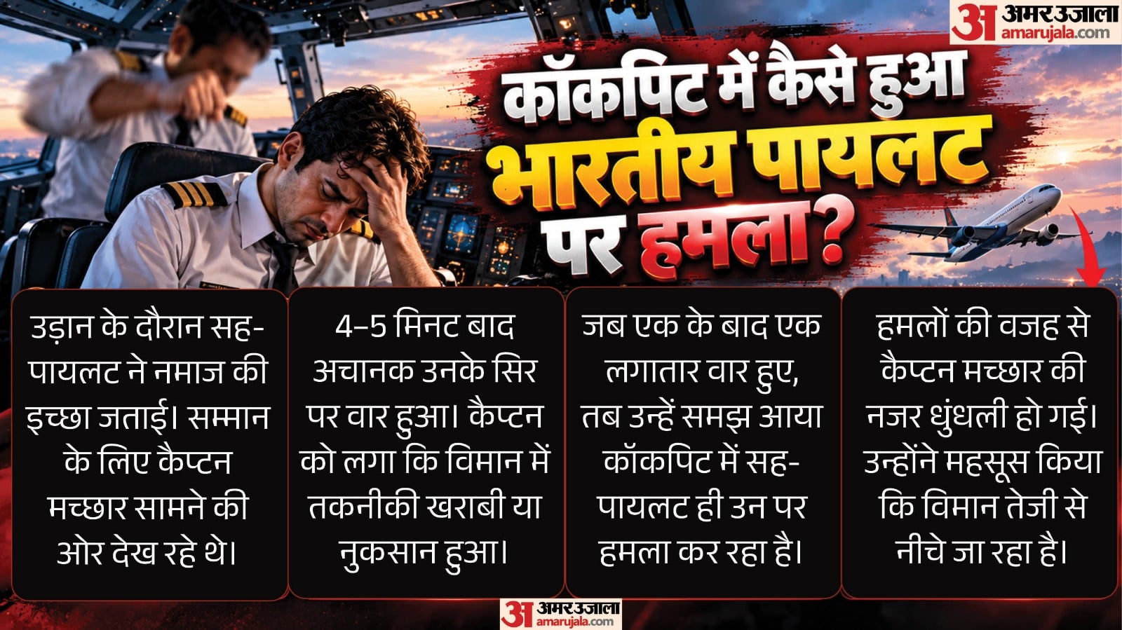 फ्लाईदुबई विमान के कॉकपिट में हुआ उस दिन का घटनाक्रम।