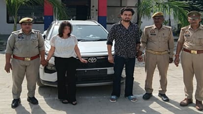Meerut: Woman clung to the bonnet of a moving car while her husband and his girlfriend were inside; here are t