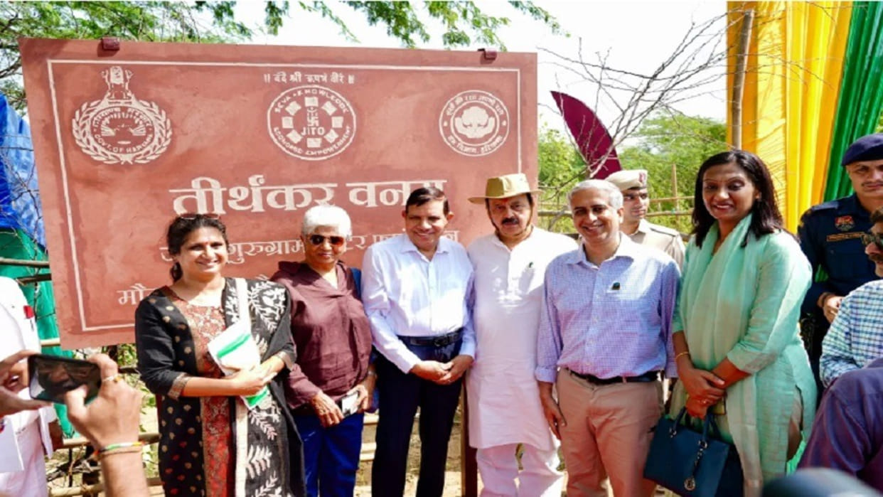 Gurugram: Country's first spiritual forest opens in the Aravallis.