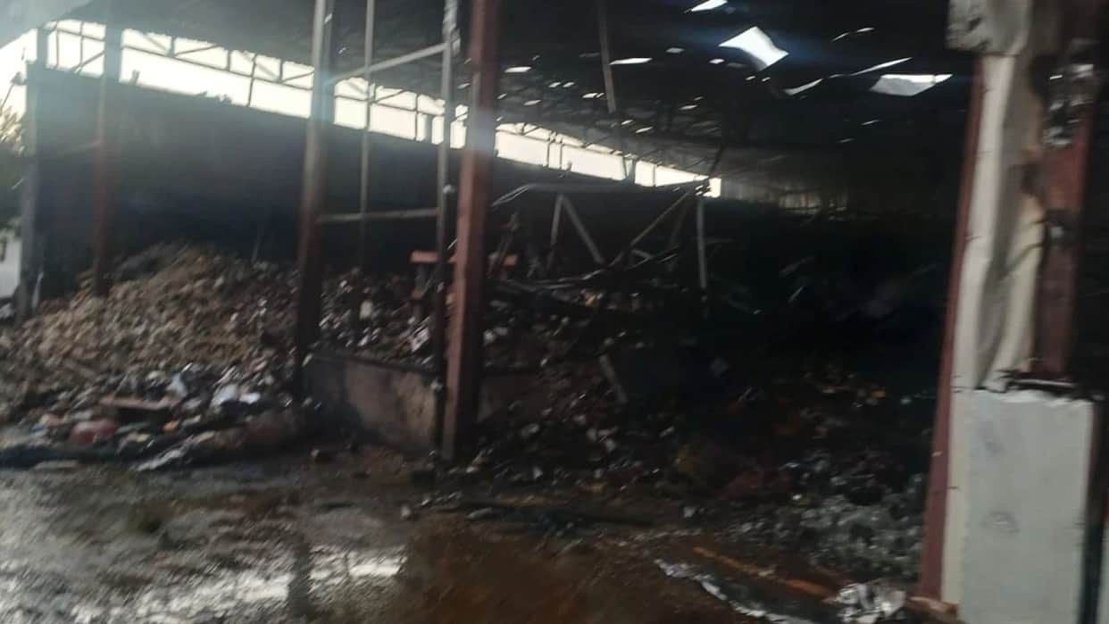 Garlic factory suffers losses worth crores of rupees