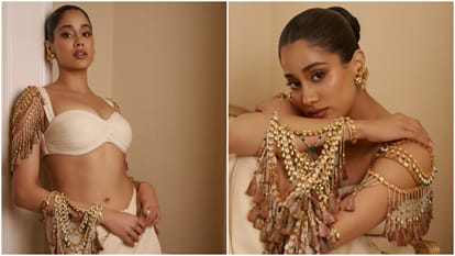 Janhvi kapoor attends The Business of Fashion event in paris amid morphed chuttamalle video controversy