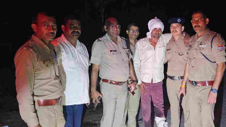 Roorkee crime Late-night police encounter in Khanpur; accused shot in the leg during retaliatory fire