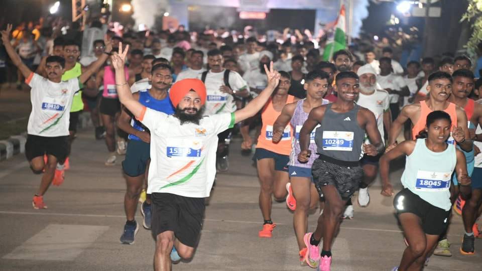 Grand event of the Sekhon Indian Air Force Marathon