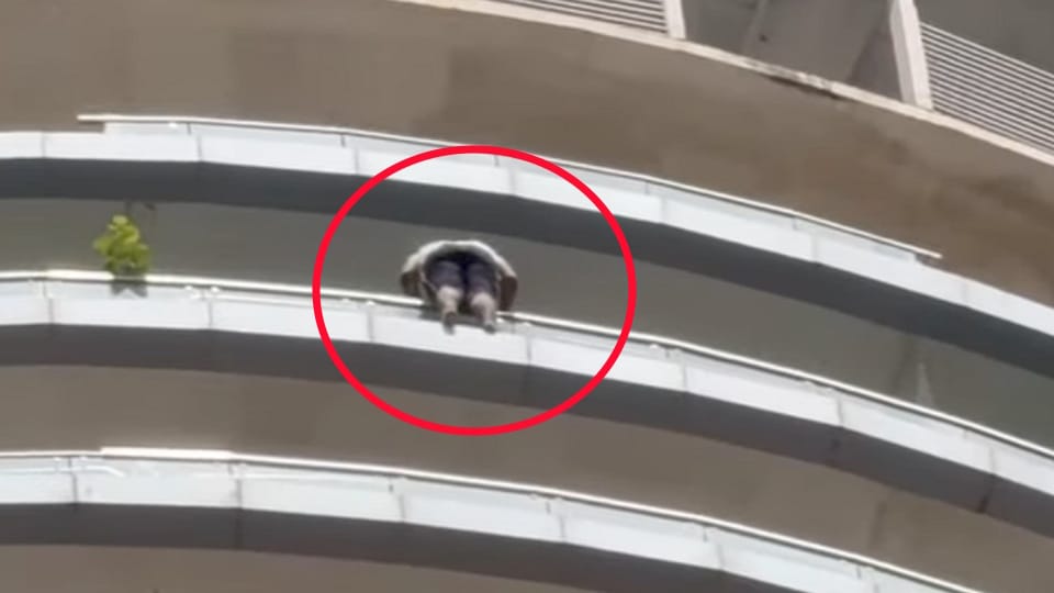 man died by suicide after falling from the 43rd floor raised immediate concern over his mental state