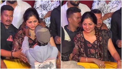 Rachita Ram shocked after fan pulls her cheek after clicking selfie users comment
