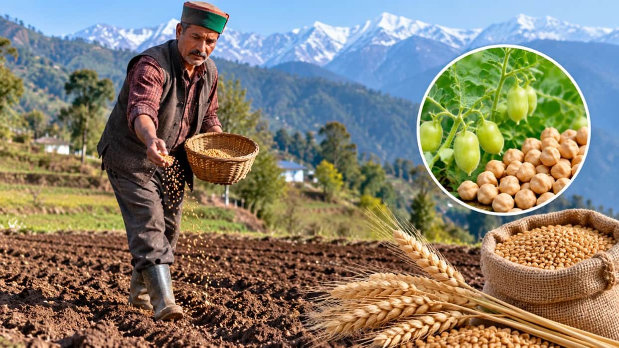 himachal farmers wheat gram sowing advisory october palamput agriculture university
