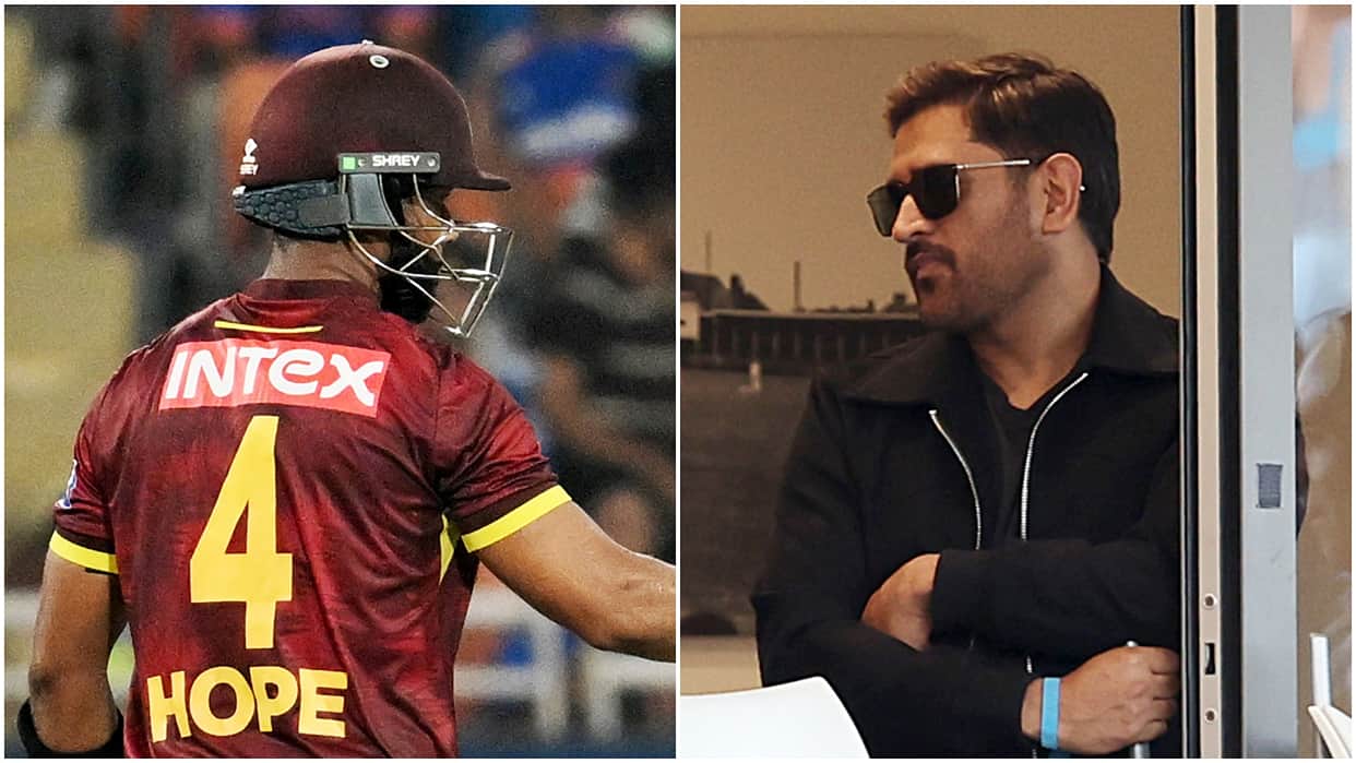 Shai Hope Reveals MS Dhoni Advice That Helped West Indies Chase 352 Against India