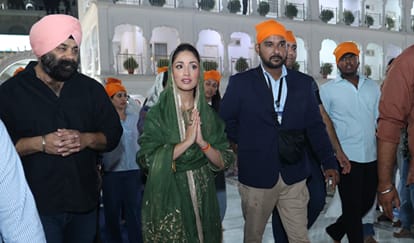 Yami Gautam Visits Patna Sahib Seeks Blessings Ahead of Movie Nayyi Navelli Release