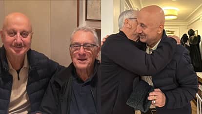 Anupam Kher reunites with Hollywood legend and dearest Friend Robert De Niro during during his trip to America