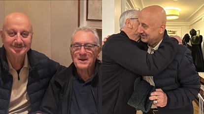 Anupam Kher reunites with Hollywood legend and dearest Friend Robert De Niro during during his trip to America
