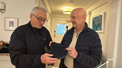 Anupam Kher reunites with Hollywood legend and dearest Friend Robert De Niro during during his trip to America