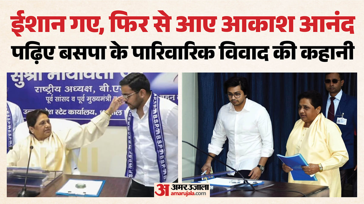 यूपी: 13 दिन ही राष्ट्रीय संयोजक रह सके ईशान, फिर से ताकतवर बने आकाश; पढ़िए बसपा में उतार-चढ़ाव की कहानी