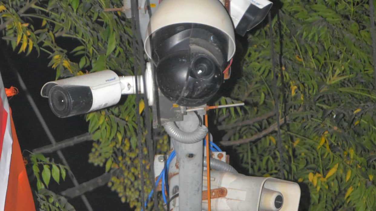 Monkeys are damaging the city Smart City CCTV cameras in Bareilly