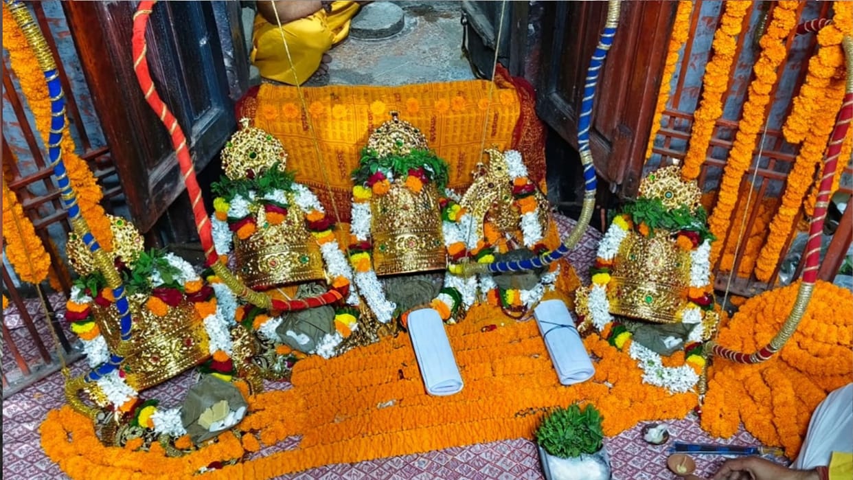 Kashi historic Chitrakoot Ramlila begins with Mukut Pujan ceremony in Varanasi